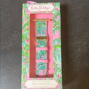 Lilly Pulitzer Apple Watch Band - Pink and Green